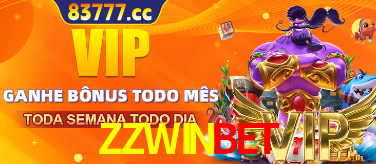 Banner promocional do ZZWINBET oferecendo 100% de recompensas adicionais contínuas para quem fizer o login diário (Daily sign-in), com um mascote de coelho.