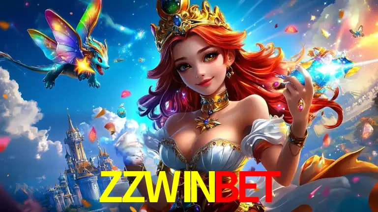 A princesa de um reino de fantasia mágico, com seu pequeno dragão, apresentando um mundo de prêmios encantados nos jogos de caça-níqueis do cassino ZZWINBET.